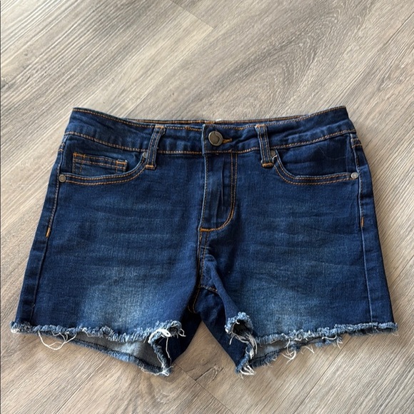 🏴 Joes jeans blue denim shorts size 12 girls - Picture 1 of 7